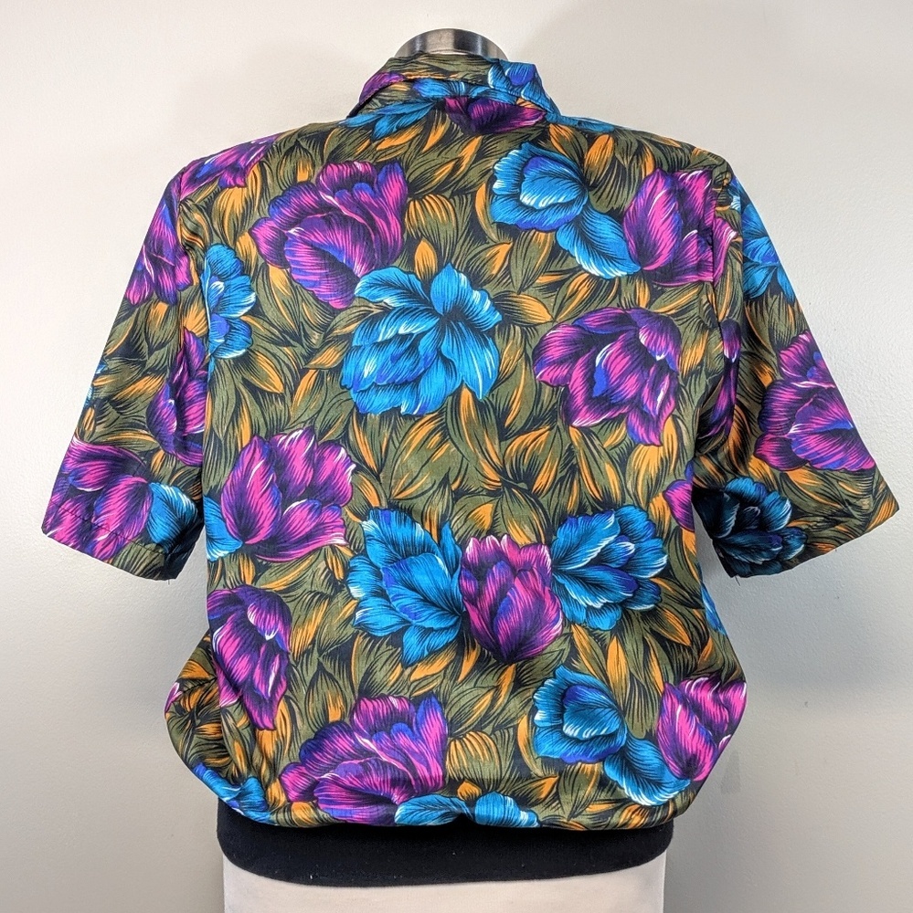 Vintage Floral Cropped Top - Picture 5 of 6